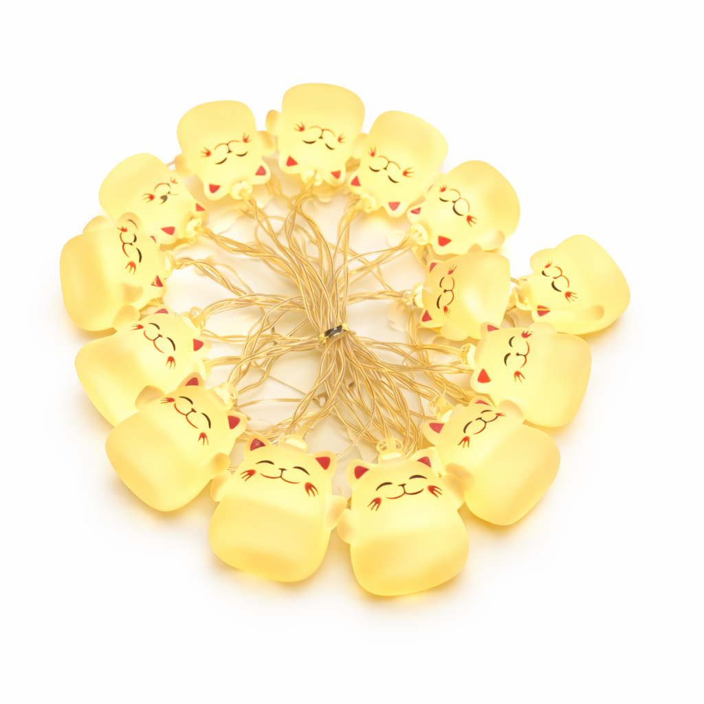 schattige katten-LED-lichtslinger