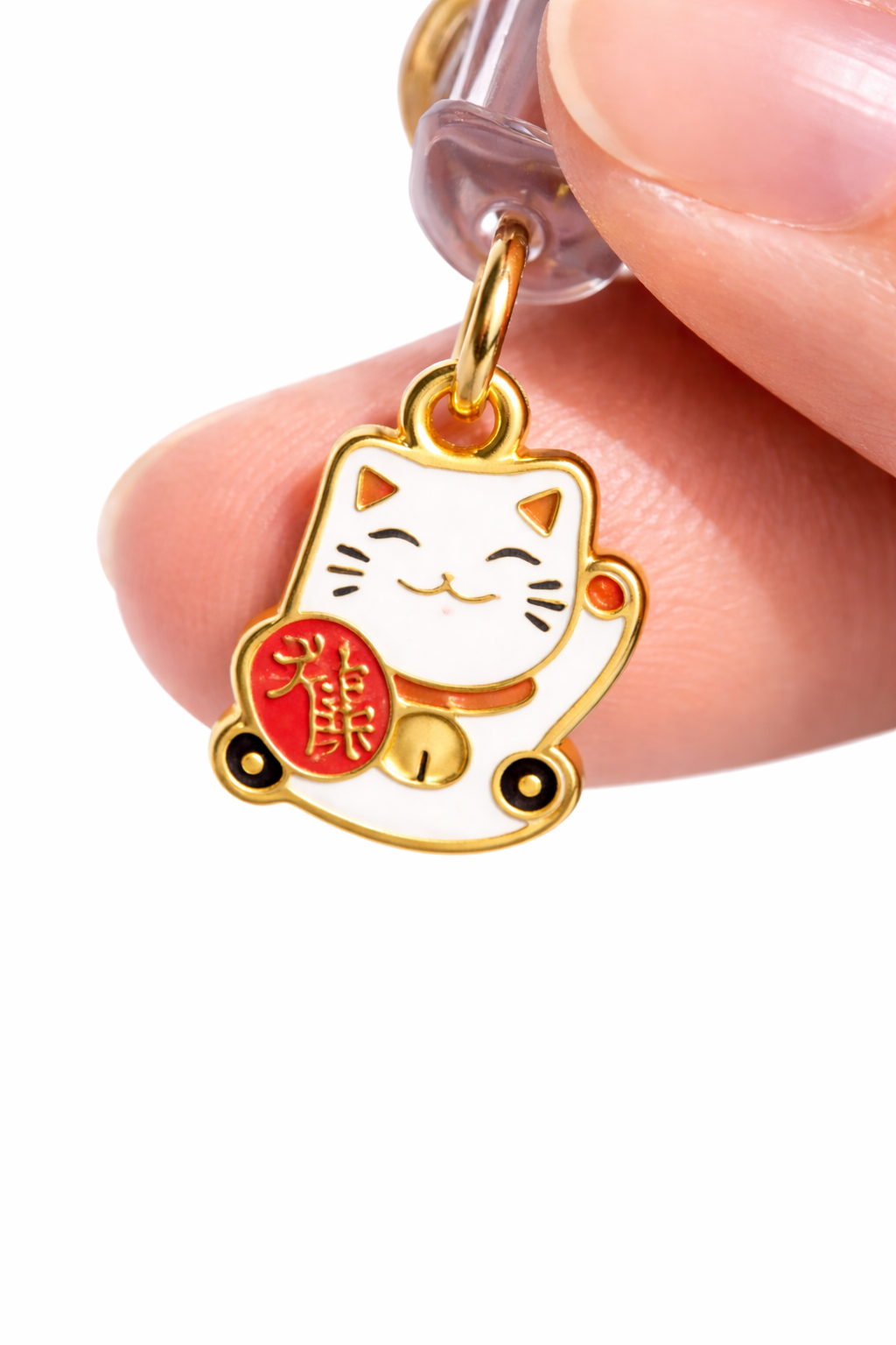 Traditionele Maneki-neko gelukskat