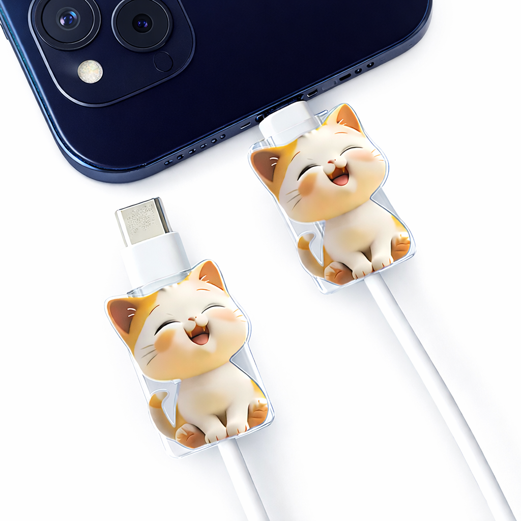 Oplaadkabel met Leuke Katjes