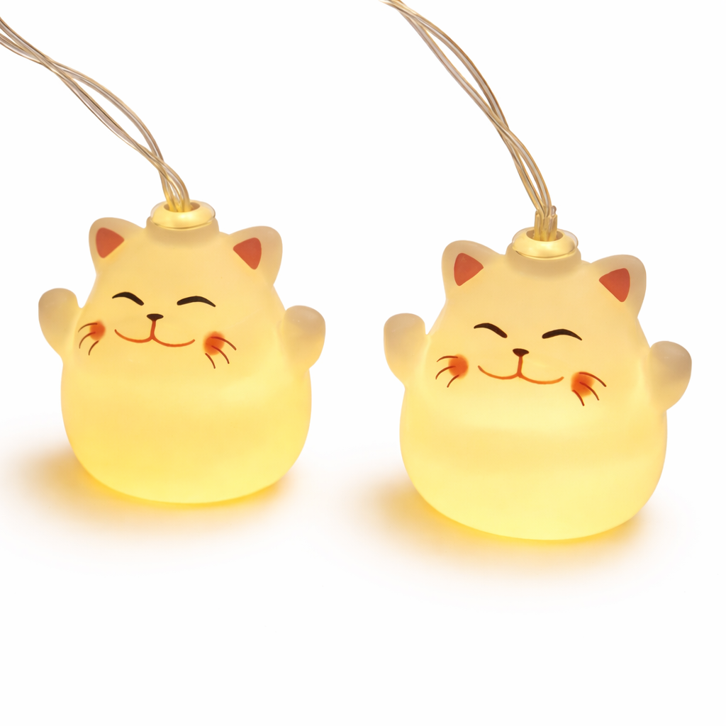 schattige katten-LED-lichtslinger